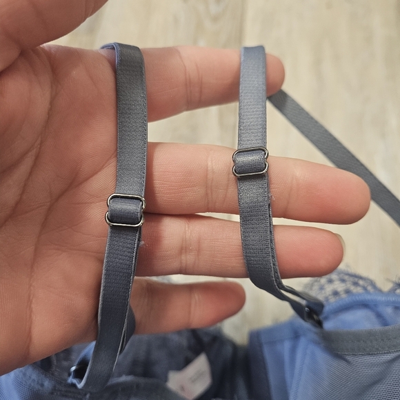 Urban Outfitters Out From Under Modern Love Corset Bra Top Blue Women's Small - Picture 5 of 9